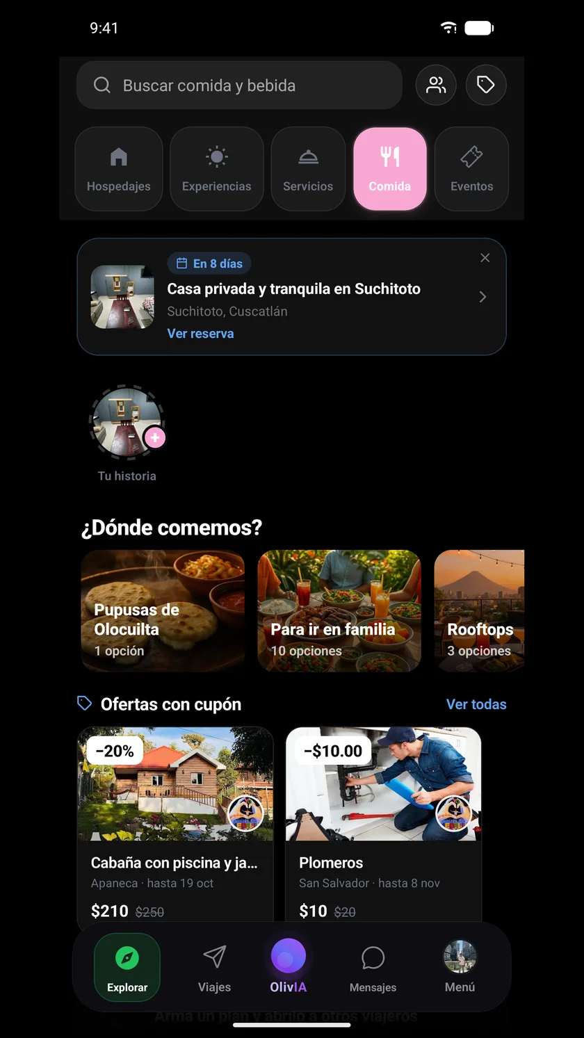 Comida y bebida
